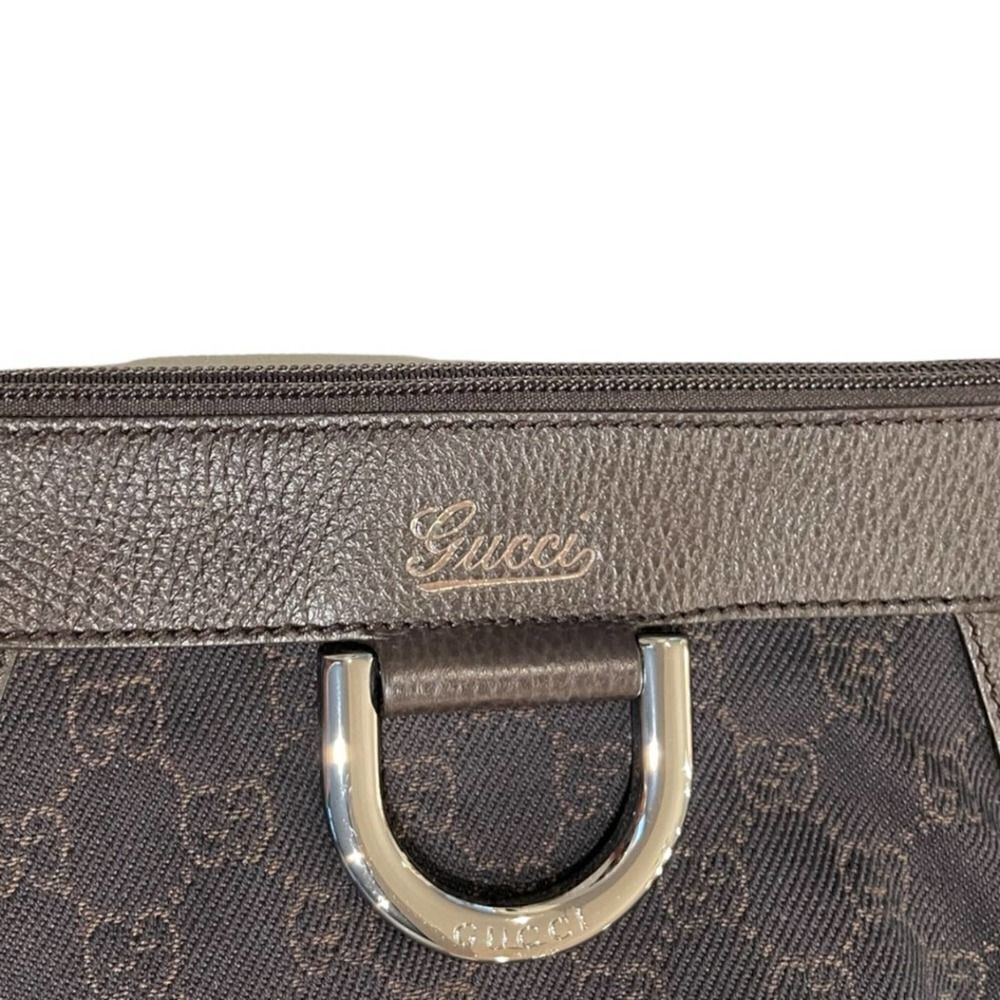 Authentic Gucci Guccissima Abbey D Ring Cross Body Brown Handbag - Picture 2 of 10